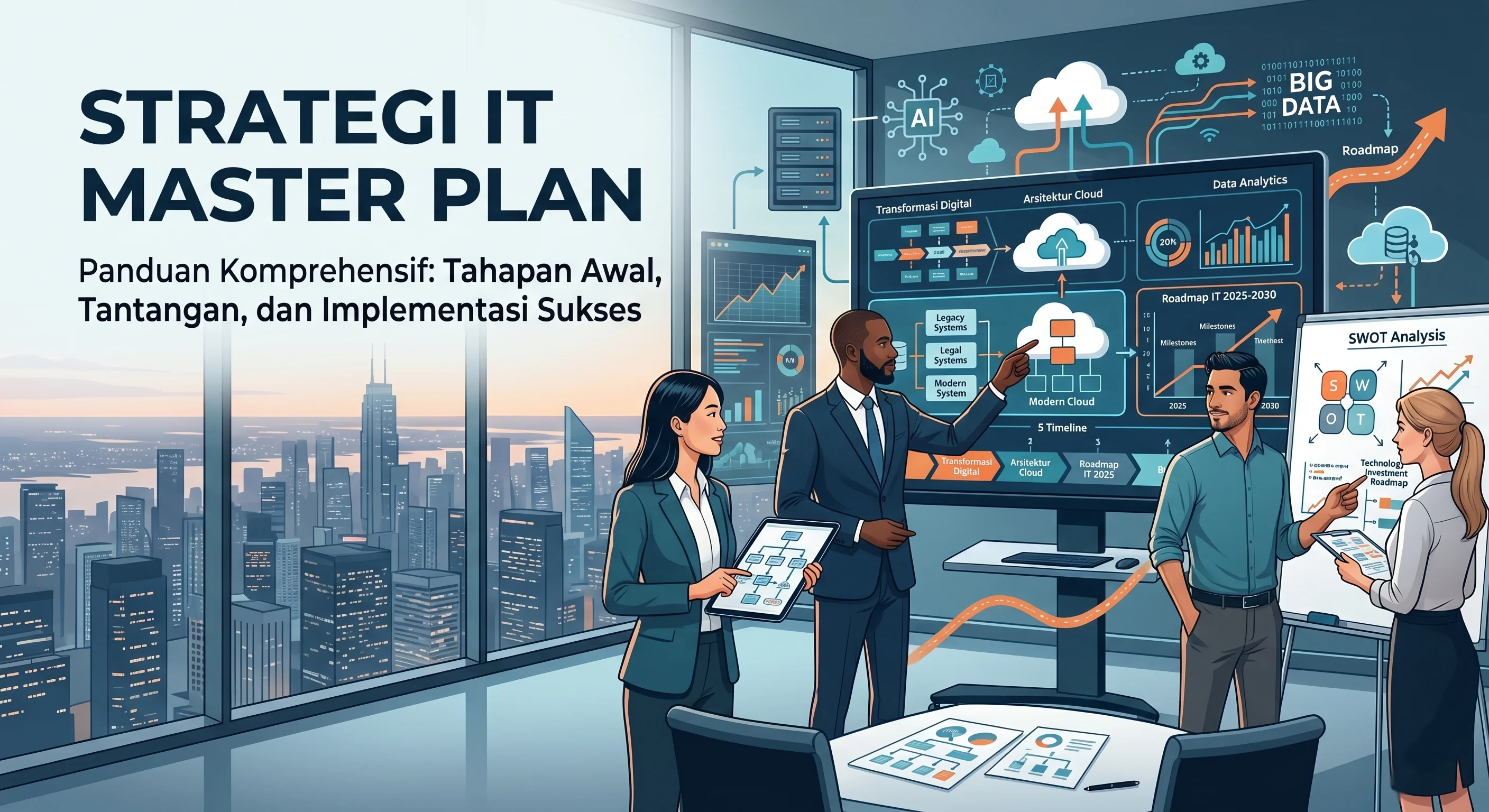 Tahapan awal dalam menyusun Strategi IT Master Plan 2